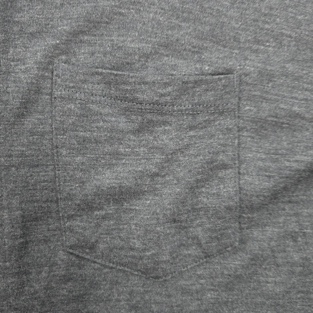 Woolly Shirt Mens Large Gray Merino Wool Button Up Lightweight Travel Hike - Picture 4 of 11